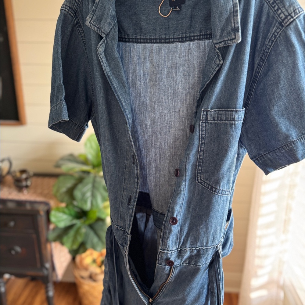 GAP Blue Denim Jumpsuit - Picture 7 of 12